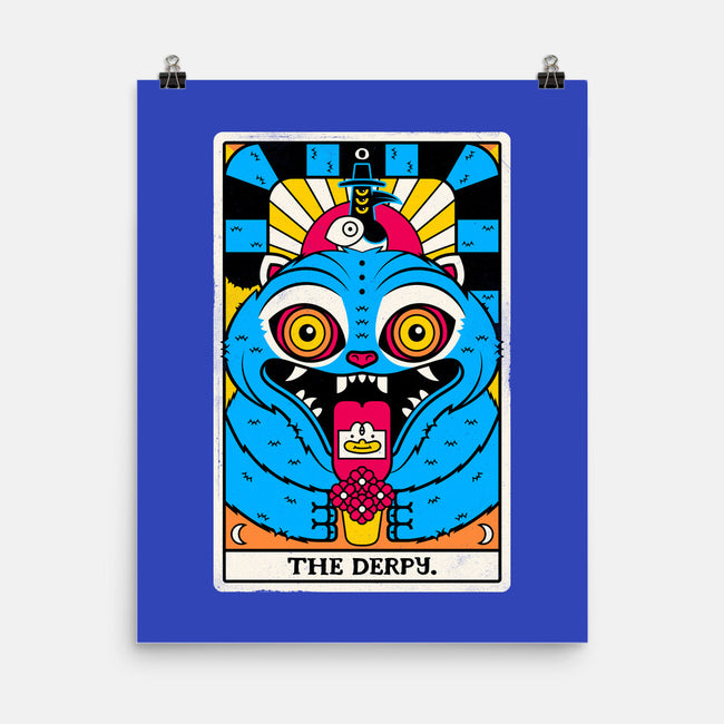 Derpy Tarot Card-None-Matte-Poster-rocketman_art