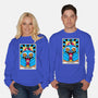 Derpy Tarot Card-Unisex-Crew Neck-Sweatshirt-rocketman_art
