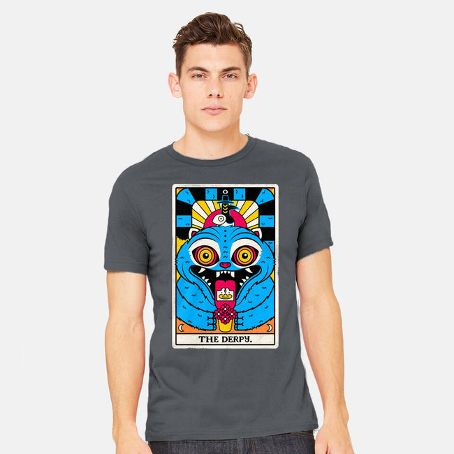 Derpy Tarot Card-Mens-Heavyweight-Tee-rocketman_art