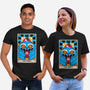 Derpy Tarot Card-Unisex-Basic-Tee-rocketman_art