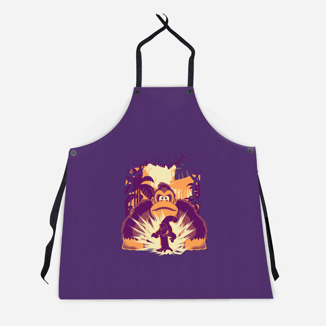 Banana Mayhem-Unisex-Kitchen-Apron-rmatix