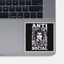 Anti Social-None-Glossy-Sticker-piercek26