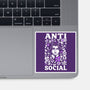 Anti Social-None-Glossy-Sticker-piercek26