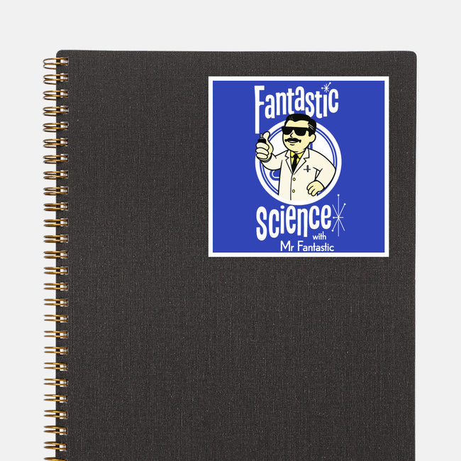 Fantastic Science With Mr. Fantastic-None-Glossy-Sticker-Wookie Mike
