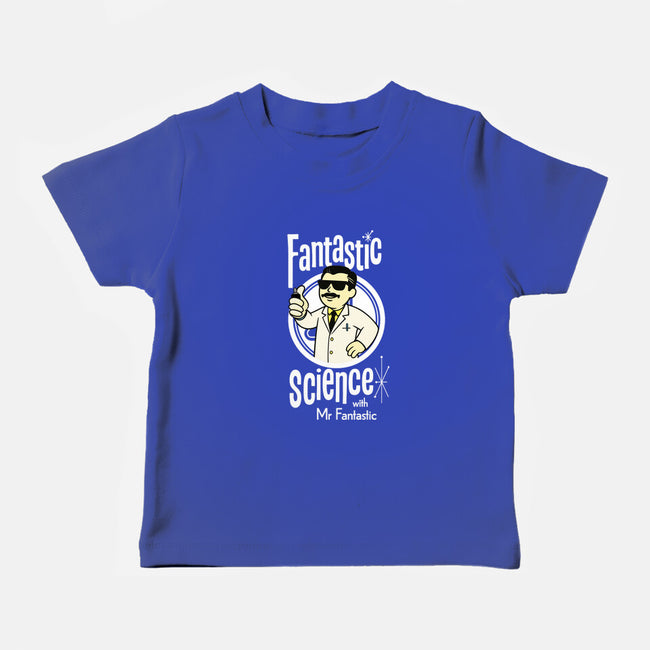 Fantastic Science With Mr. Fantastic-Baby-Basic-Tee-Wookie Mike
