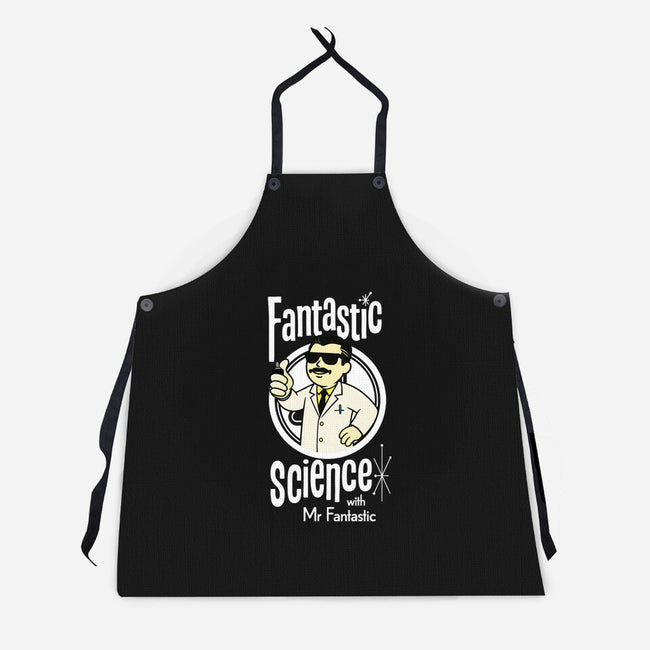 Fantastic Science With Mr. Fantastic-Unisex-Kitchen-Apron-Wookie Mike