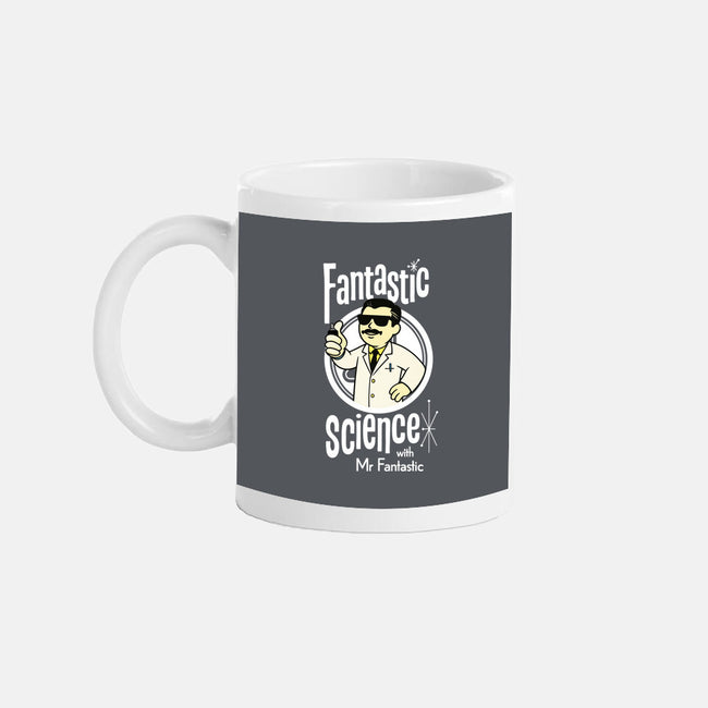 Fantastic Science With Mr. Fantastic-None-Mug-Drinkware-Wookie Mike