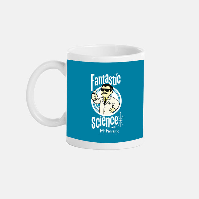 Fantastic Science With Mr. Fantastic-None-Mug-Drinkware-Wookie Mike