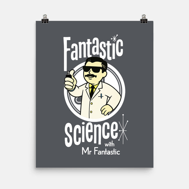Fantastic Science With Mr. Fantastic-None-Matte-Poster-Wookie Mike