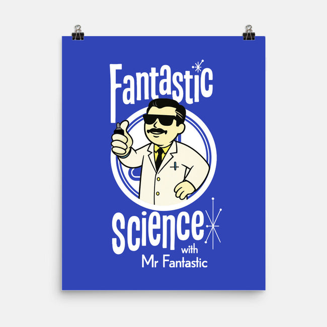 Fantastic Science With Mr. Fantastic-None-Matte-Poster-Wookie Mike
