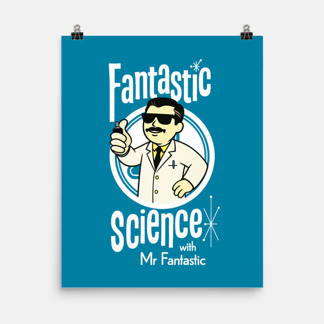 Fantastic Science With Mr. Fantastic-None-Matte-Poster-Wookie Mike