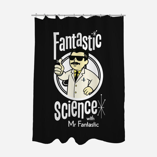 Fantastic Science With Mr. Fantastic-None-Polyester-Shower Curtain-Wookie Mike