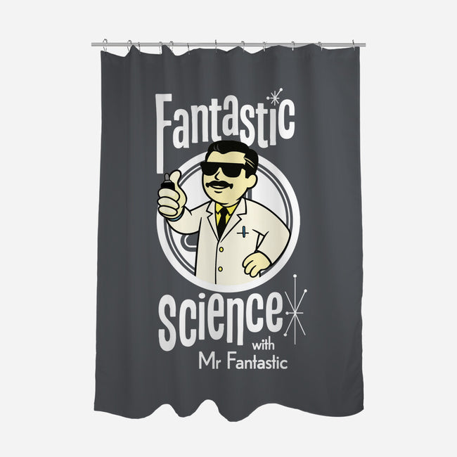 Fantastic Science With Mr. Fantastic-None-Polyester-Shower Curtain-Wookie Mike