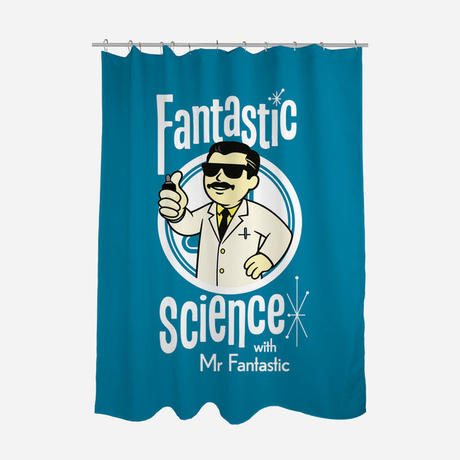 Fantastic Science With Mr. Fantastic-None-Polyester-Shower Curtain-Wookie Mike