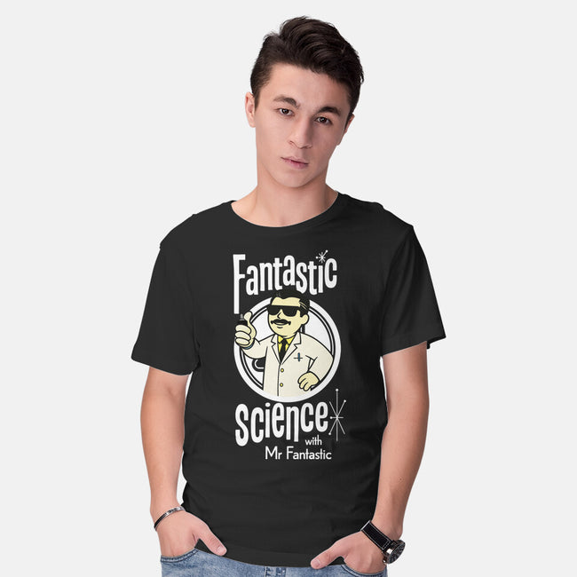 Fantastic Science With Mr. Fantastic-Mens-Basic-Tee-Wookie Mike