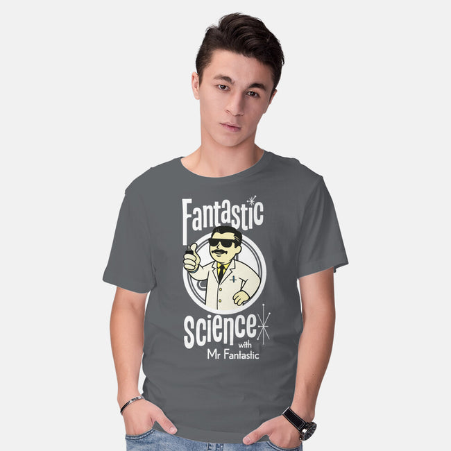 Fantastic Science With Mr. Fantastic-Mens-Basic-Tee-Wookie Mike