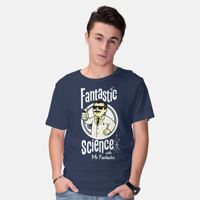 Fantastic Science With Mr. Fantastic-Mens-Basic-Tee-Wookie Mike
