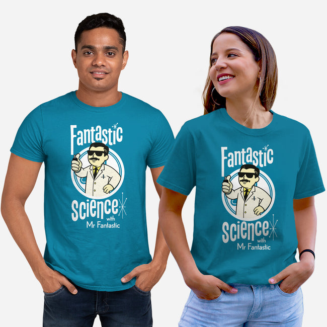 Fantastic Science With Mr. Fantastic-Unisex-Basic-Tee-Wookie Mike