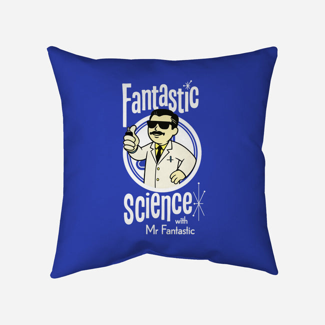Fantastic Science With Mr. Fantastic-None-Removable Cover w Insert-Throw Pillow-Wookie Mike