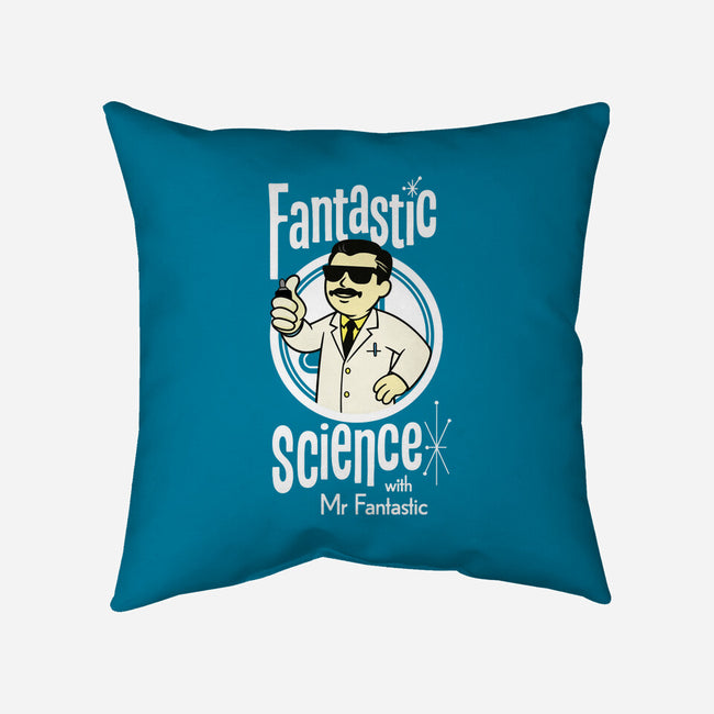 Fantastic Science With Mr. Fantastic-None-Removable Cover w Insert-Throw Pillow-Wookie Mike