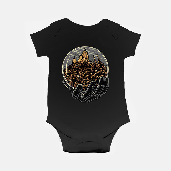 Wander Inside The Maze-Baby-Basic-Onesie-glitchygorilla