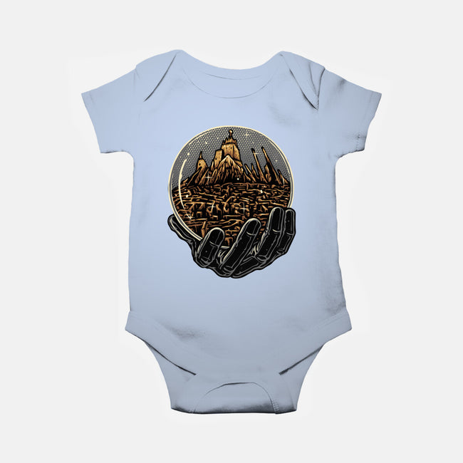 Wander Inside The Maze-Baby-Basic-Onesie-glitchygorilla