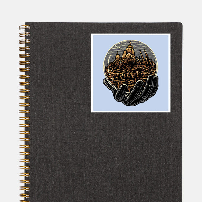 Wander Inside The Maze-None-Glossy-Sticker-glitchygorilla