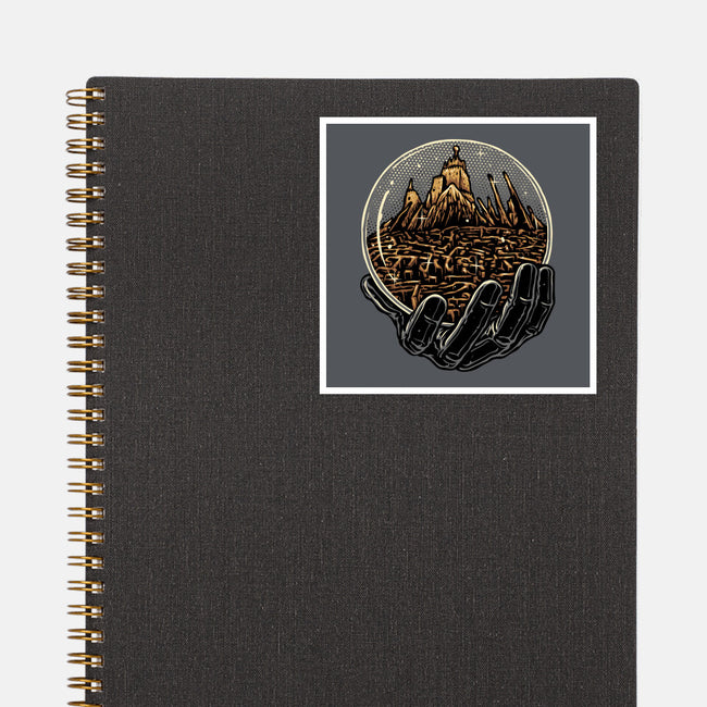 Wander Inside The Maze-None-Glossy-Sticker-glitchygorilla