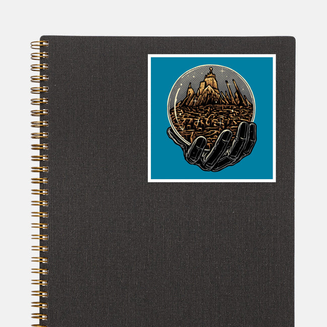 Wander Inside The Maze-None-Glossy-Sticker-glitchygorilla