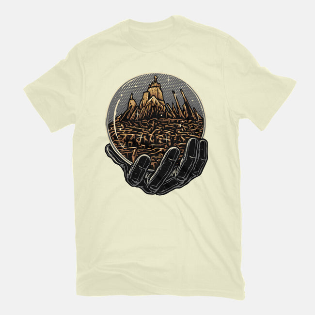 Wander Inside The Maze-Mens-Basic-Tee-glitchygorilla