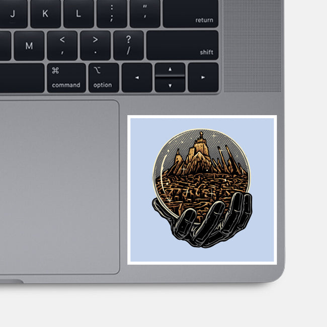 Wander Inside The Maze-None-Glossy-Sticker-glitchygorilla