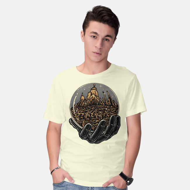 Wander Inside The Maze-Mens-Basic-Tee-glitchygorilla