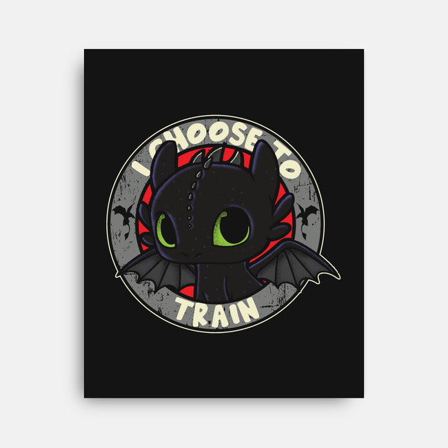 I Choose To Train-None-Stretched-Canvas-turborat14