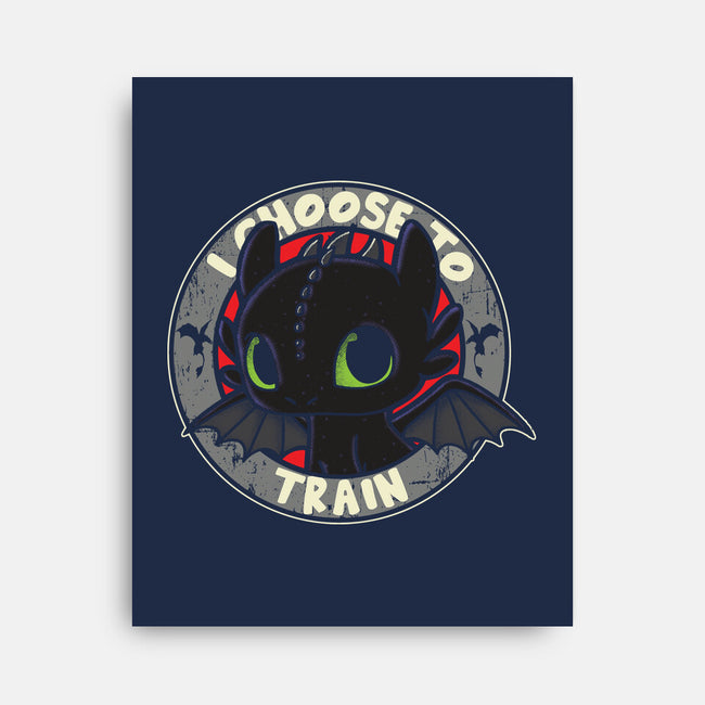 I Choose To Train-None-Stretched-Canvas-turborat14