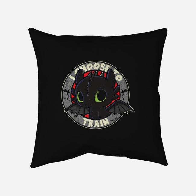 I Choose To Train-None-Removable Cover w Insert-Throw Pillow-turborat14