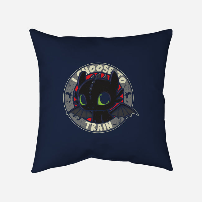 I Choose To Train-None-Removable Cover w Insert-Throw Pillow-turborat14