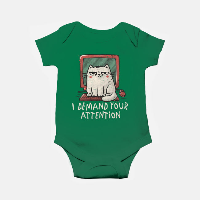 I Demand Your Attention-Baby-Basic-Onesie-koalastudio