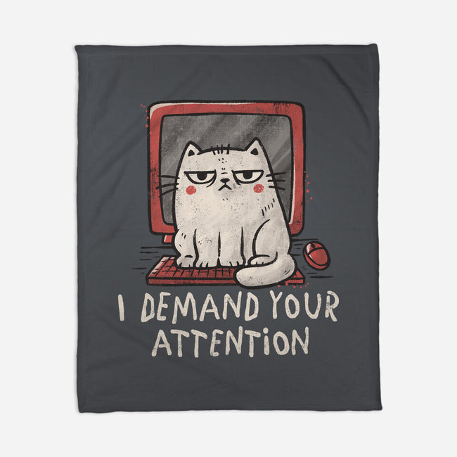 I Demand Your Attention-None-Fleece-Blanket-koalastudio