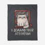 I Demand Your Attention-None-Fleece-Blanket-koalastudio