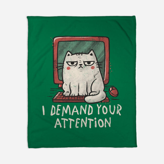 I Demand Your Attention-None-Fleece-Blanket-koalastudio