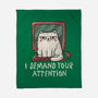 I Demand Your Attention-None-Fleece-Blanket-koalastudio