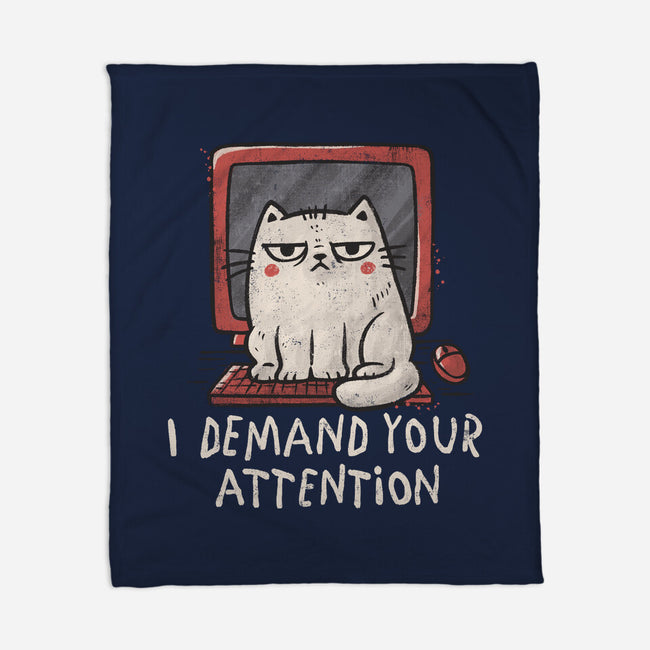 I Demand Your Attention-None-Fleece-Blanket-koalastudio