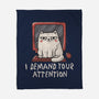 I Demand Your Attention-None-Fleece-Blanket-koalastudio