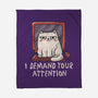 I Demand Your Attention-None-Fleece-Blanket-koalastudio