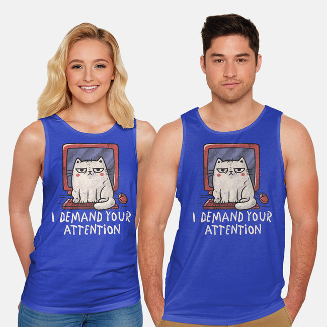 I Demand Your Attention-Unisex-Basic-Tank-koalastudio