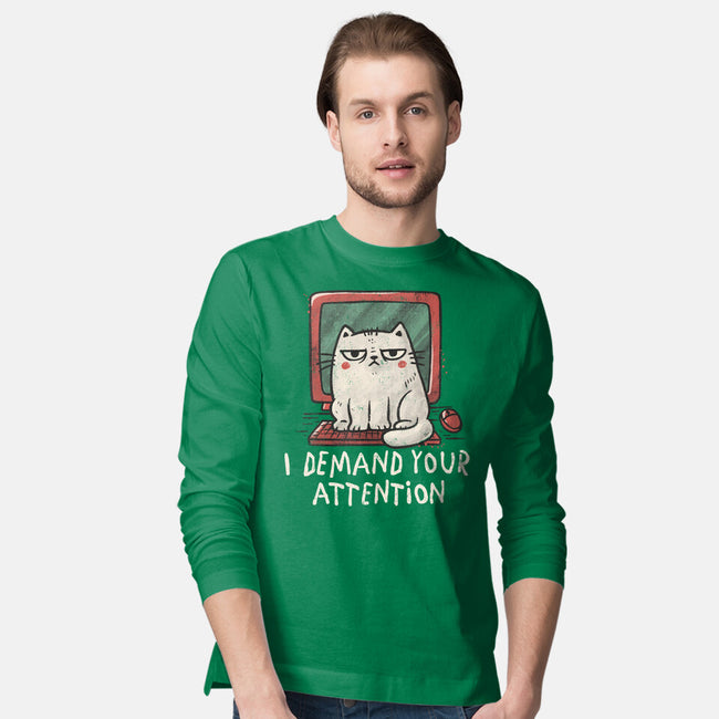 I Demand Your Attention-Mens-Long Sleeved-Tee-koalastudio