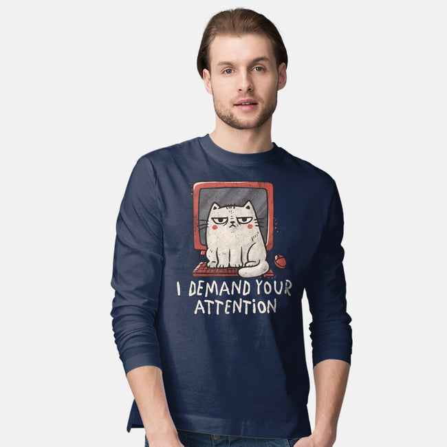 I Demand Your Attention-Mens-Long Sleeved-Tee-koalastudio