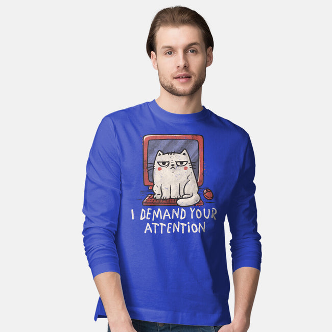 I Demand Your Attention-Mens-Long Sleeved-Tee-koalastudio