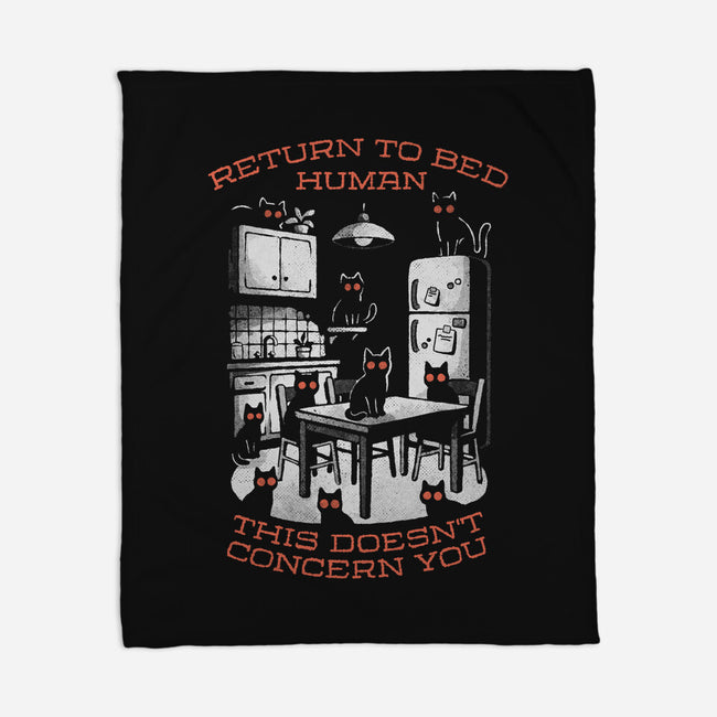 Return To Bed Human-None-Fleece-Blanket-eduely