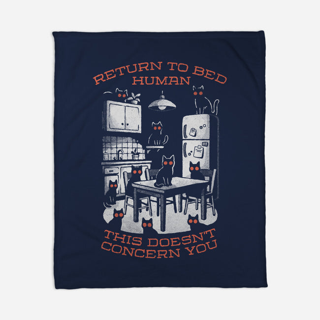 Return To Bed Human-None-Fleece-Blanket-eduely